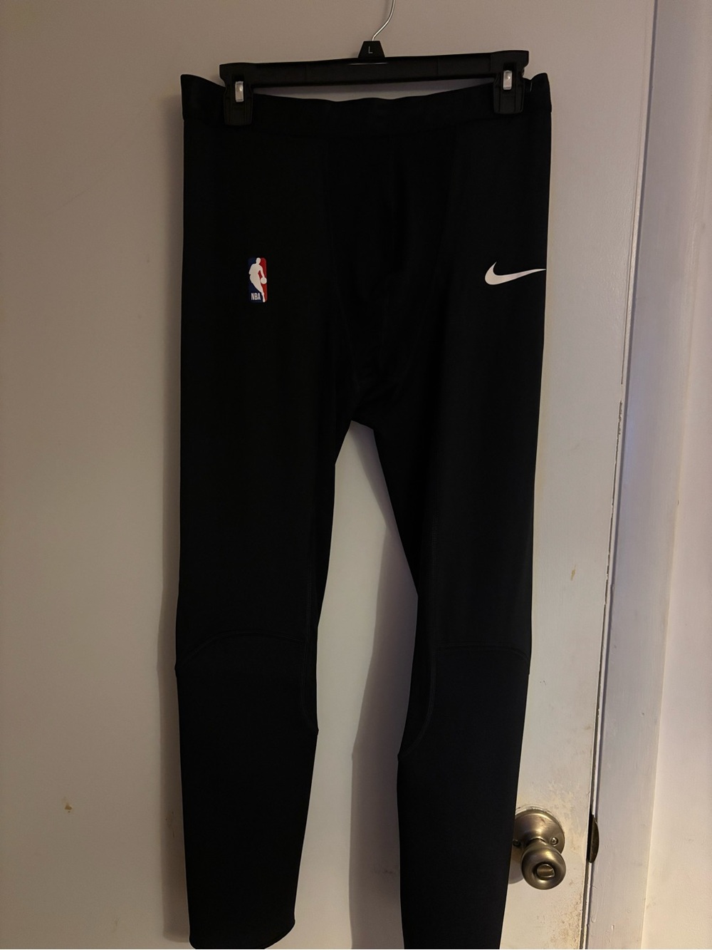 NBA Nike Pro Navy Black Padded Basketball Pants Tights Size XLT NWT AA0753-010
